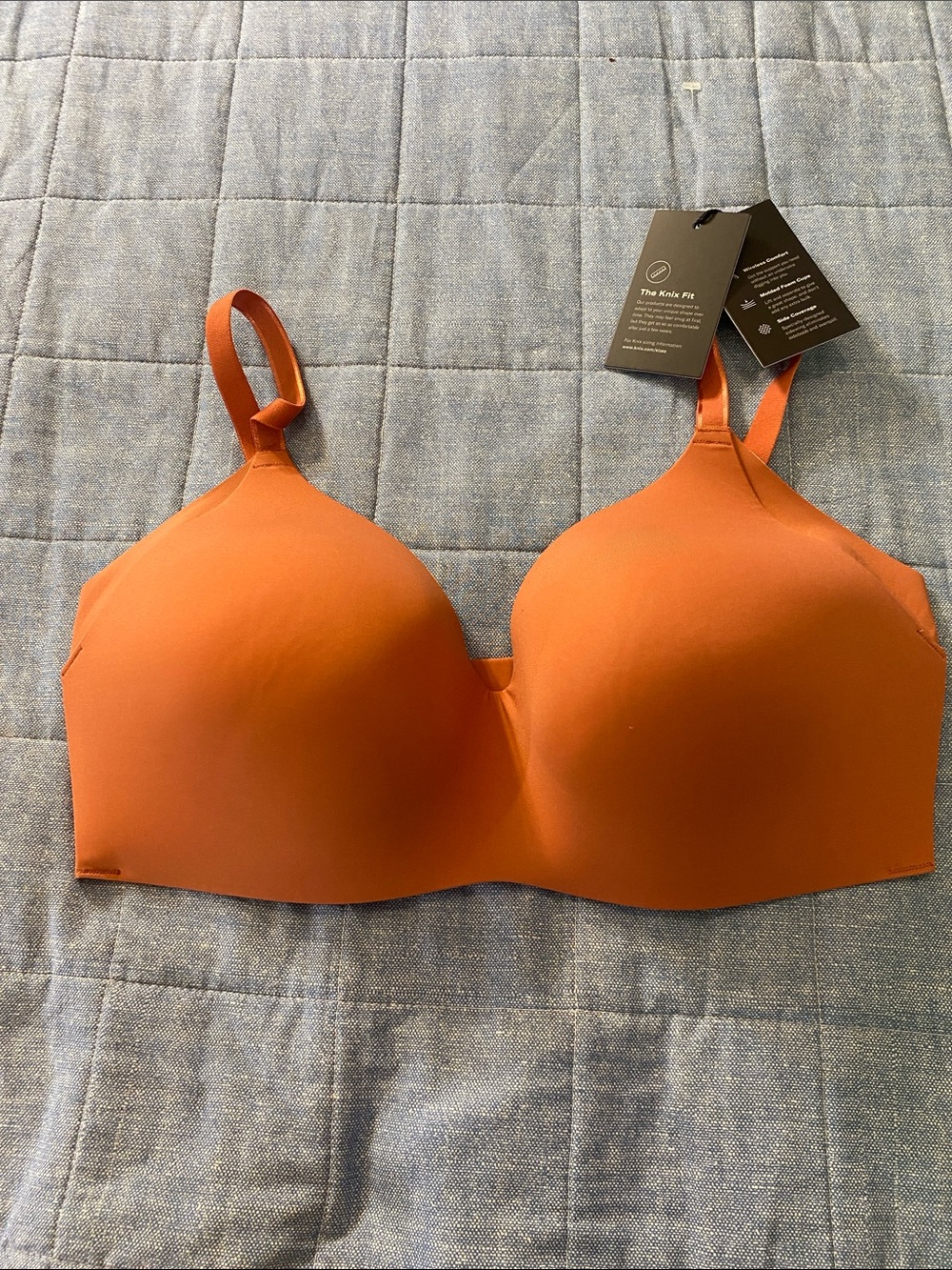 New With Tags Knix WingWoman Contour Bra in Bronze